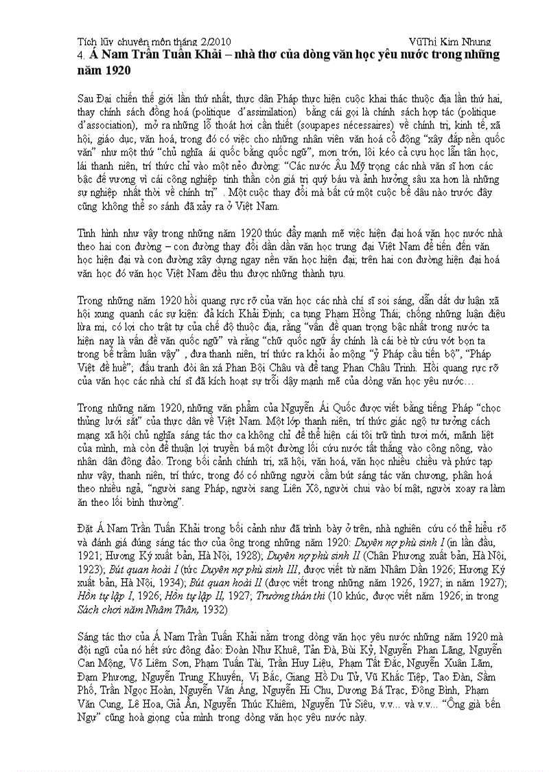 image for page Tích lũy chuyên môn tháng 2 2010