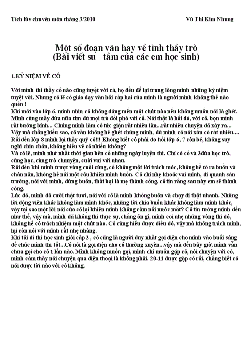 image for page Tích lũy chuyên môn tháng 3 2010