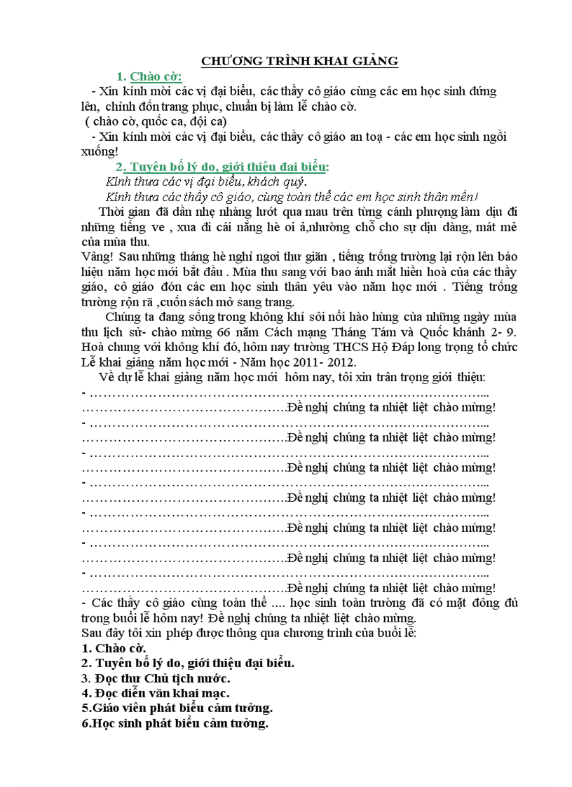 image for page Tien trinh khai giang