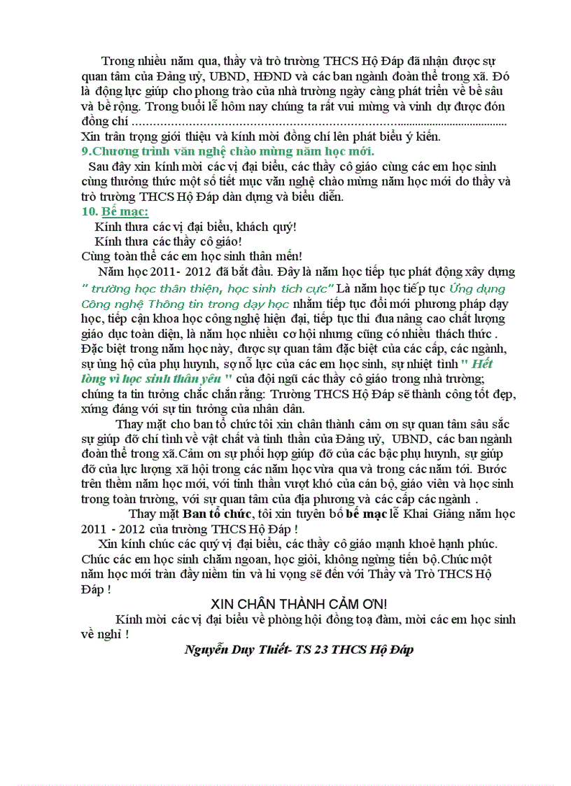 image for page Tien trinh khai giang