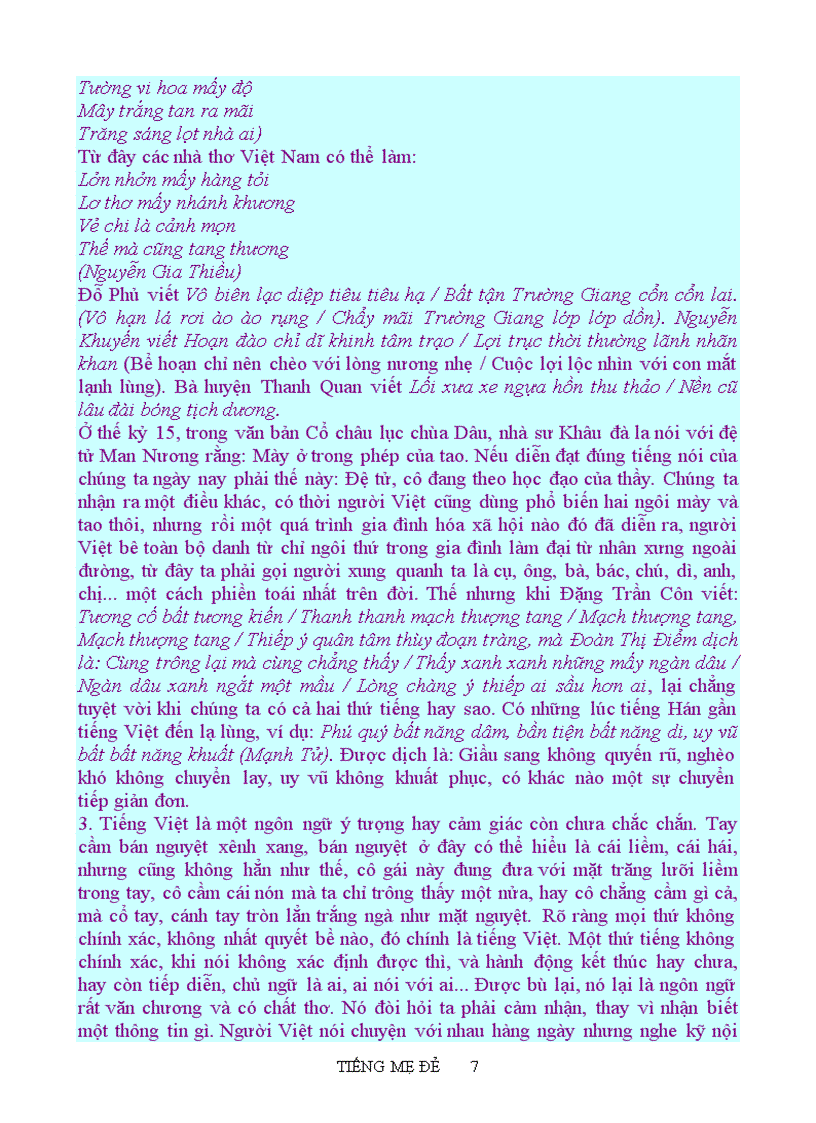 image for page Tiếng Mẹ Đẻ