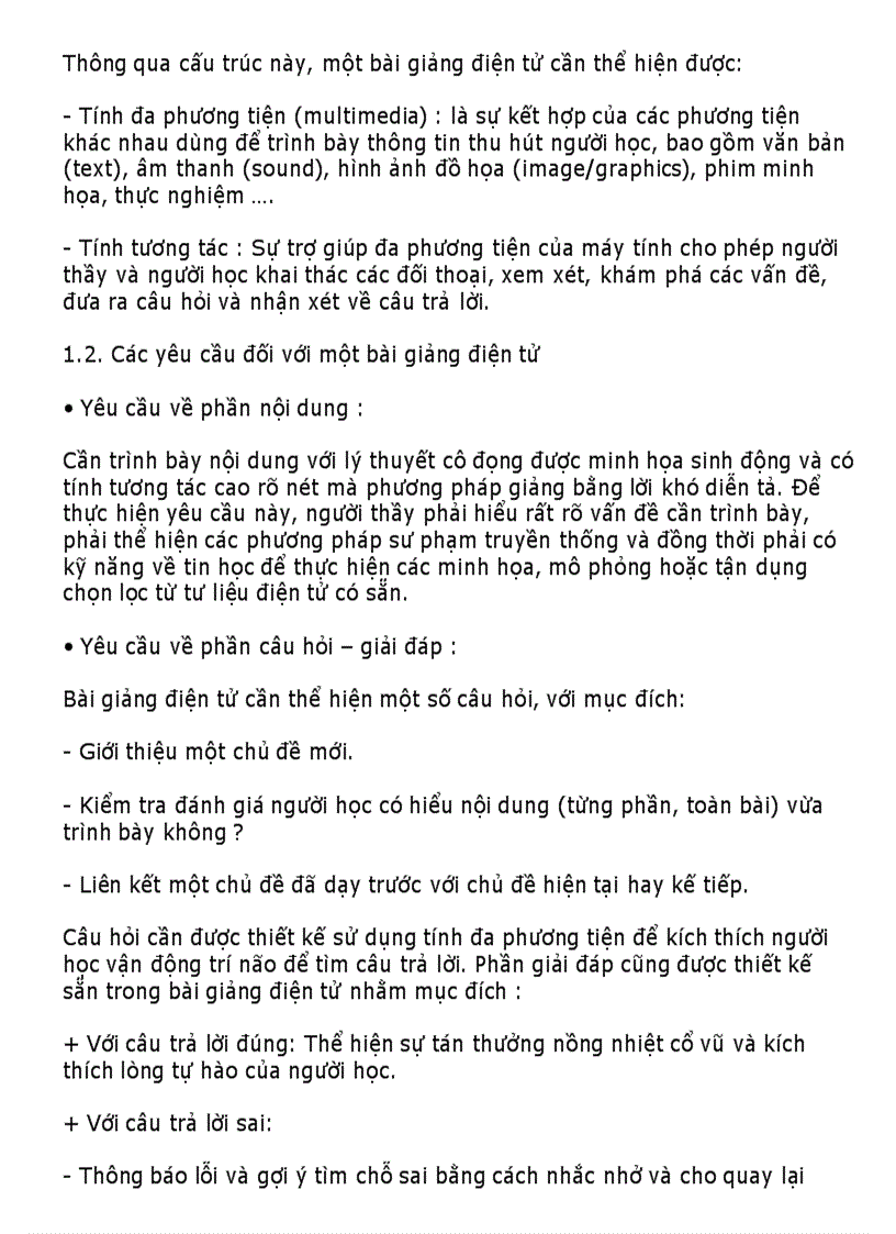 image for page Tiêu chuẩn đánh giá một tiết dạy có ứng dụng cntt