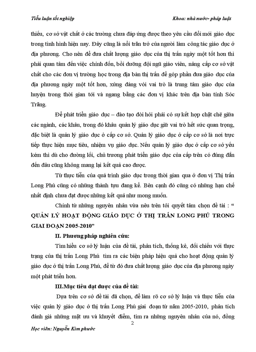 image for page Tieu luận tốt nghiệp TCCT