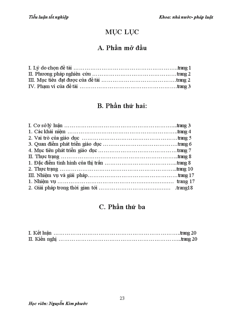 image for page Tieu luận tốt nghiệp TCCT