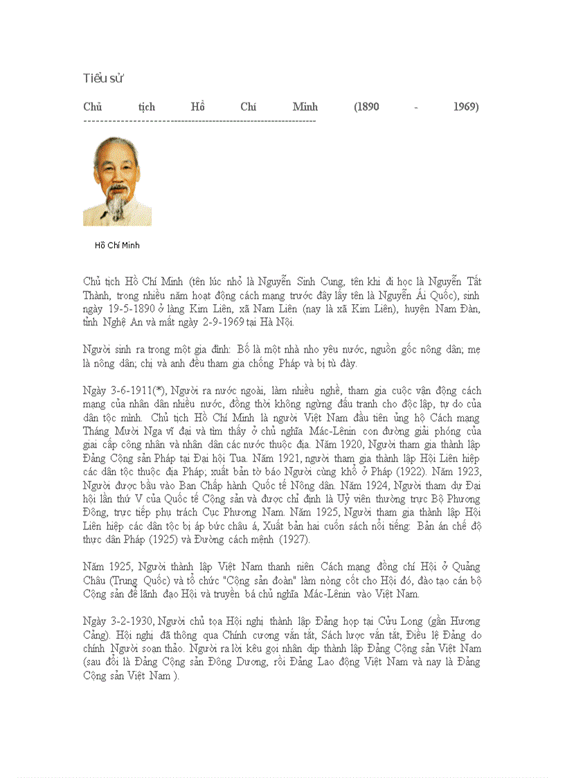 image for page Tieu su ho chi minh