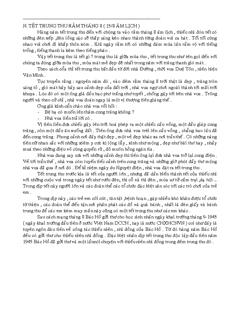 image for page Tim hiểu các ngày lễ lớn trong năm