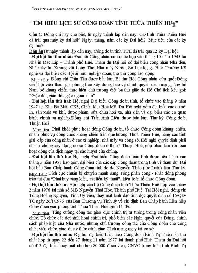 image for page Tìm hiểu lịch sử Công đoàn Việt Nam