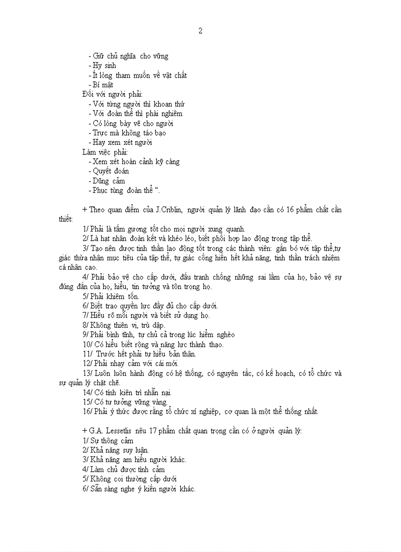 image for page Tìm hiểu một số ý kiến về phẩm chất của người lãnh đạo quản lý 1