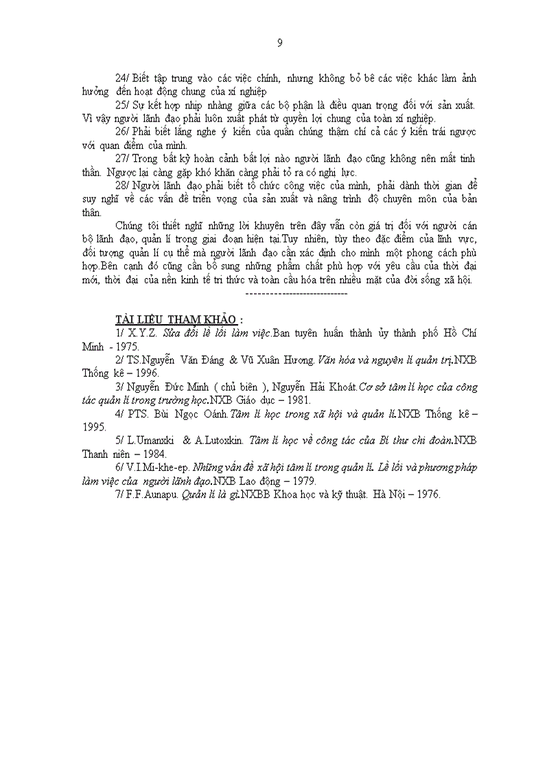 image for page Tìm hiểu một số ý kiến về phẩm chất của người lãnh đạo quản lý 1