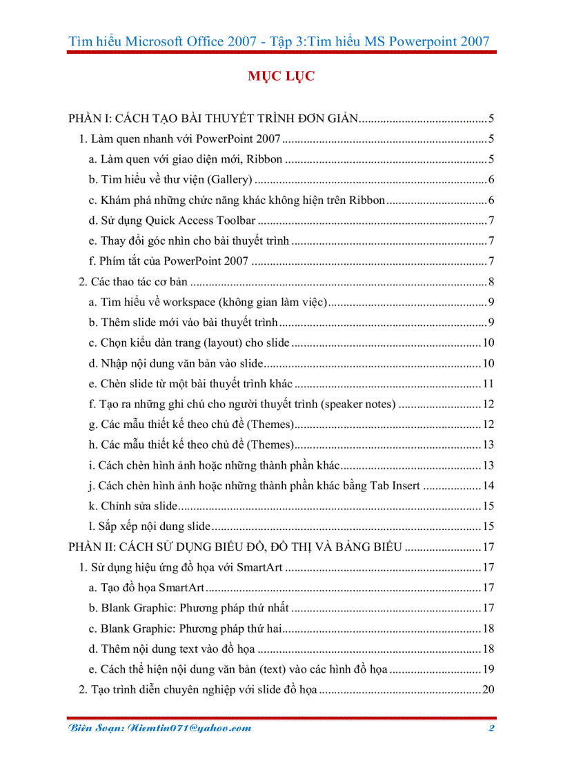 image for page Tìm hiểu Powerpoint 2007