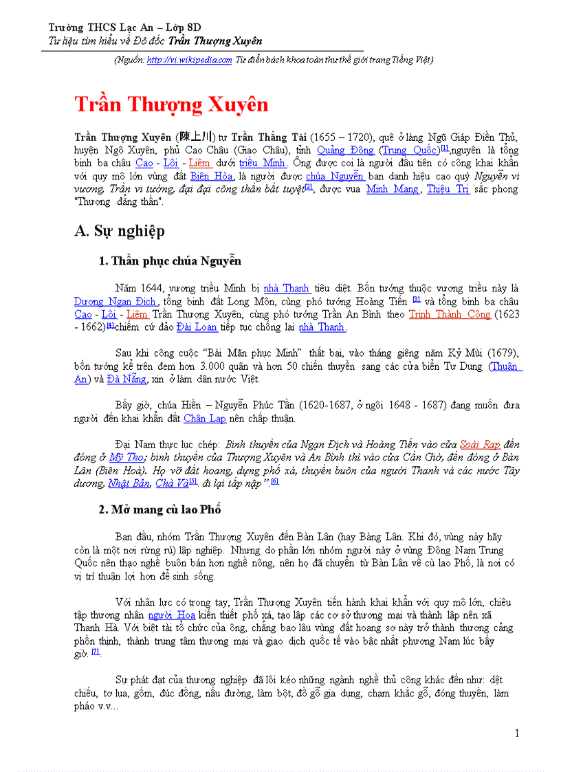 image for page Tìm hiểu về Đô Đốc Trần Thượng Xuyên