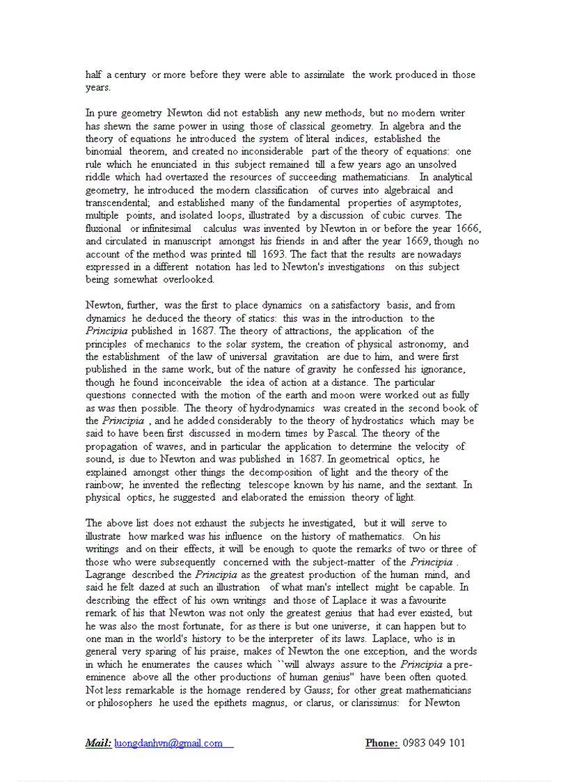 image for page Tim hiểu về Isaac Newton