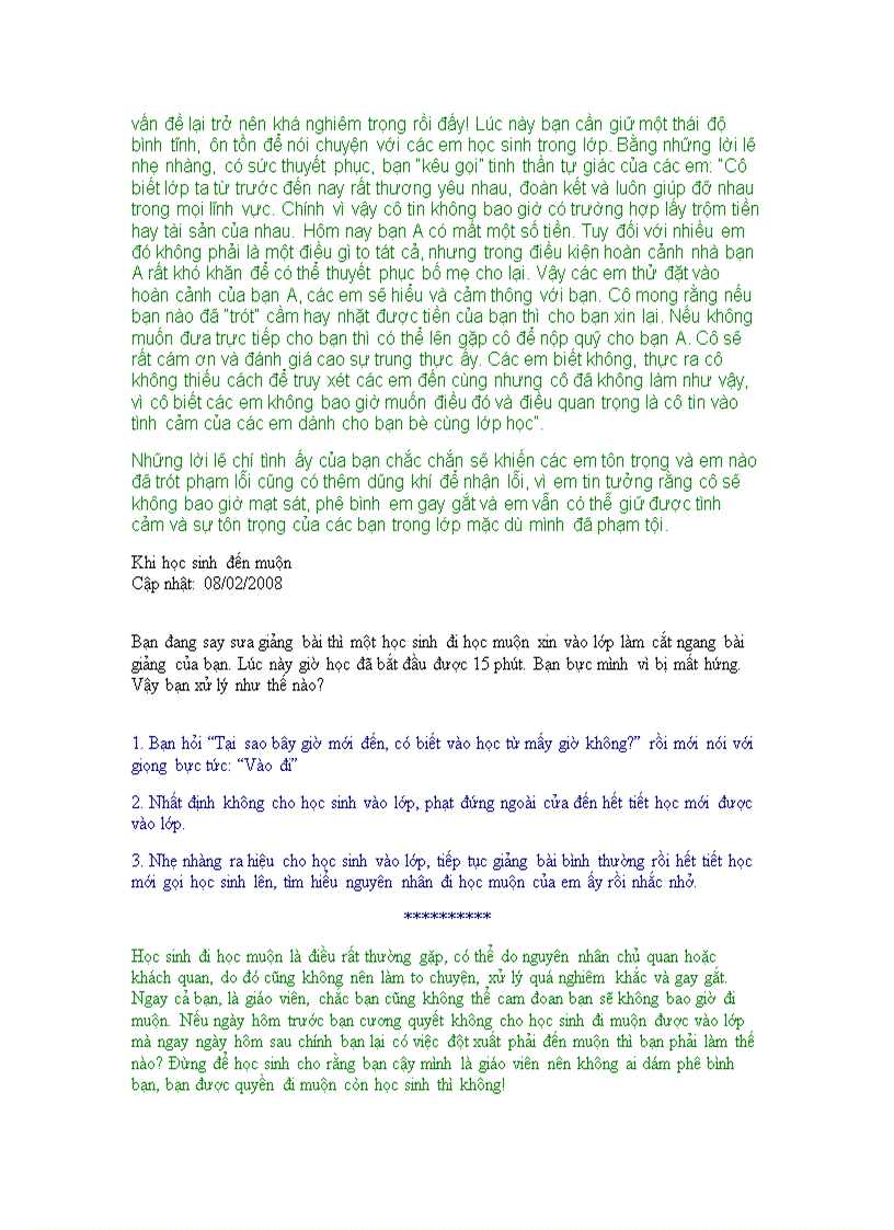 image for page Tinh huong su pham va cach xu ly kha hay