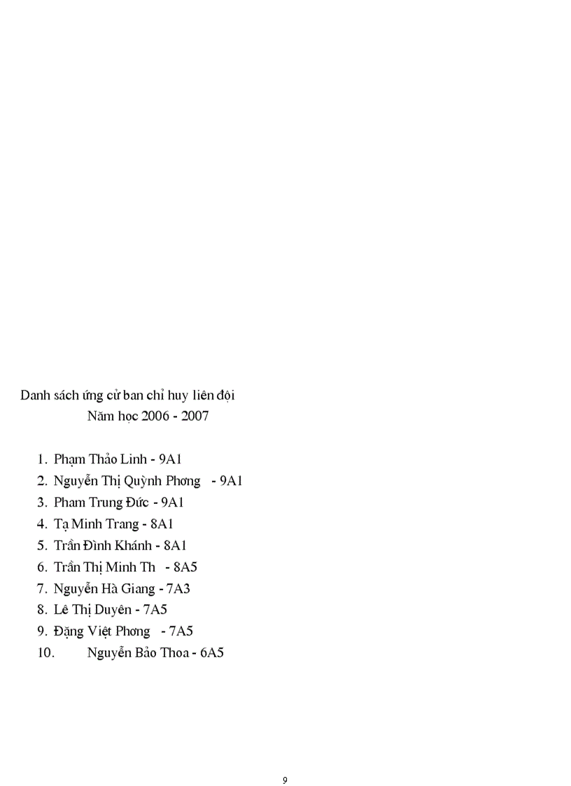 image for page Tiền trình đại hội liên đội 1