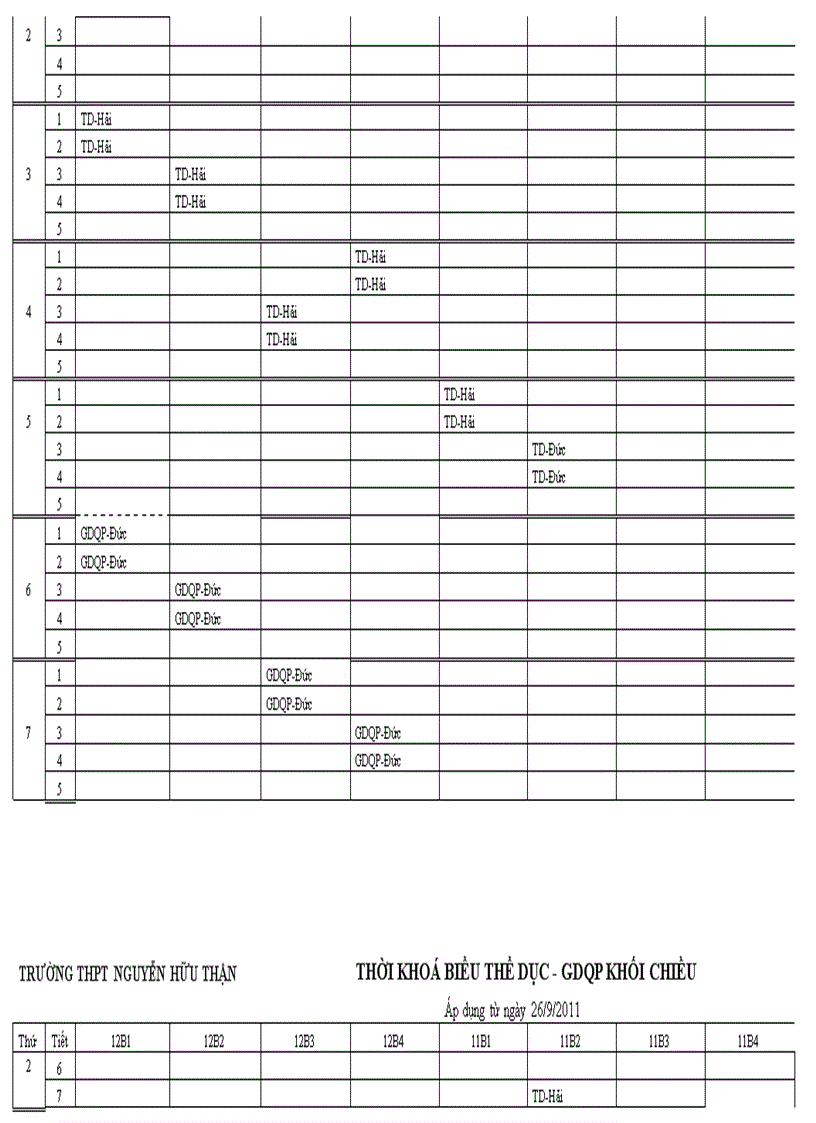 image for page TKB áp dụng từ ngày 26 thang 9 năm 2011