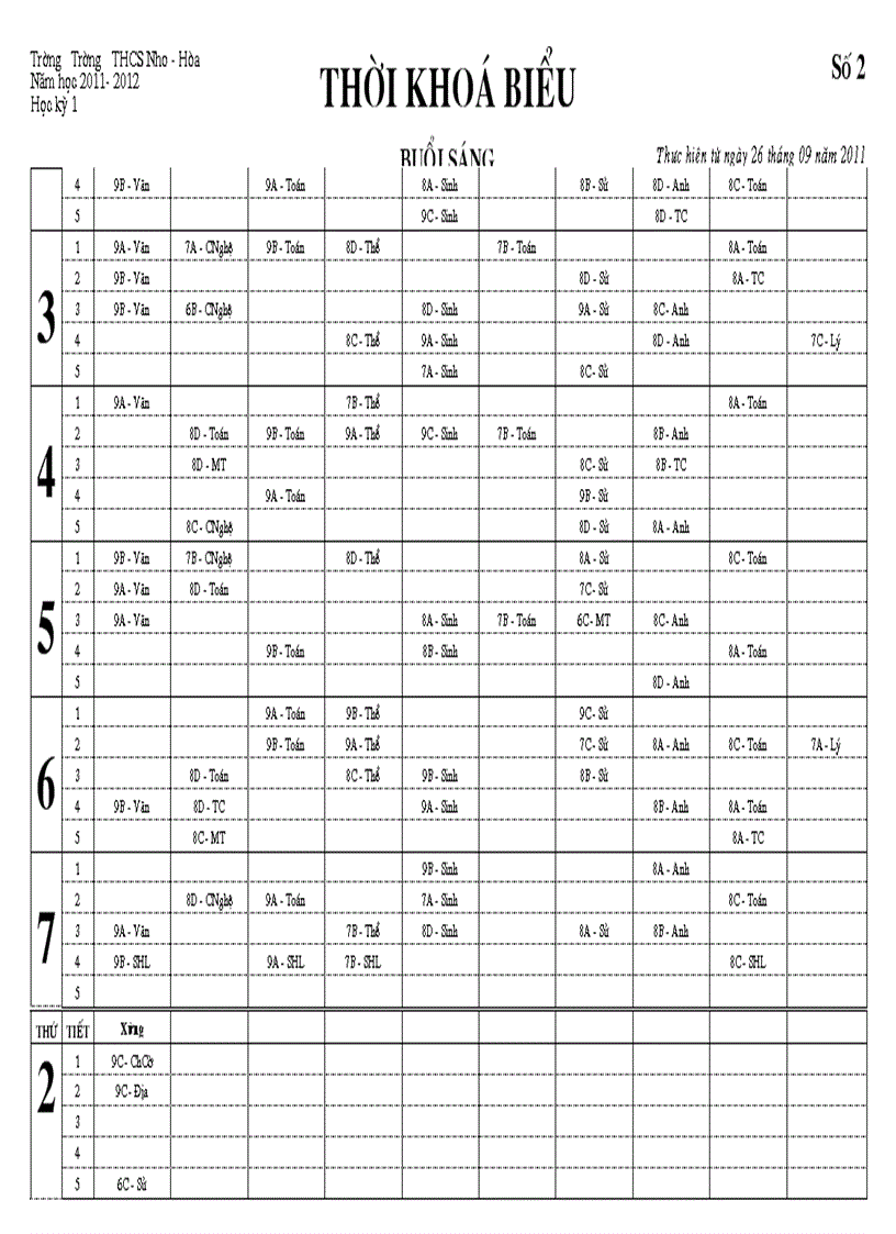 image for page TKB Theo GV Đợt 2