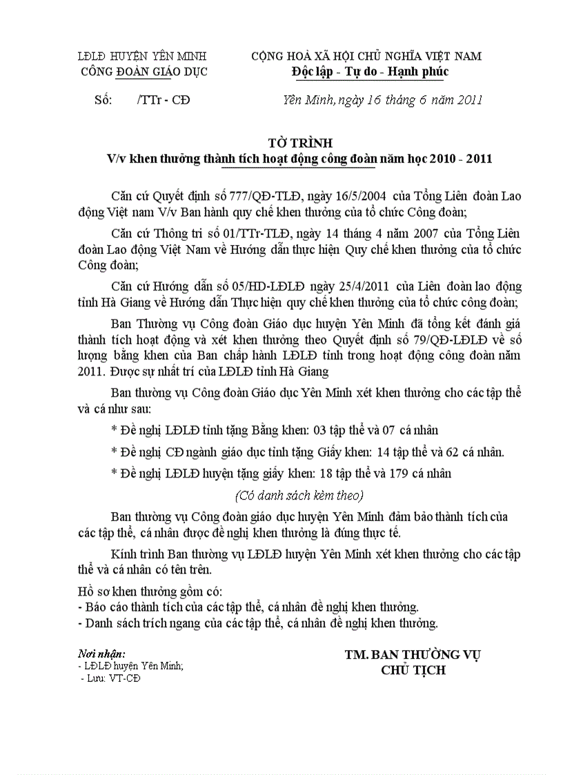 image for page To tring khen thuong Cd 2011