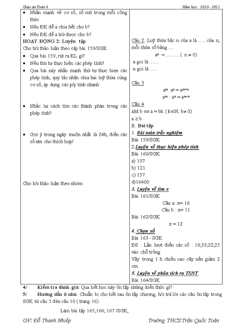 image for page Toan 6 tuan 12 13