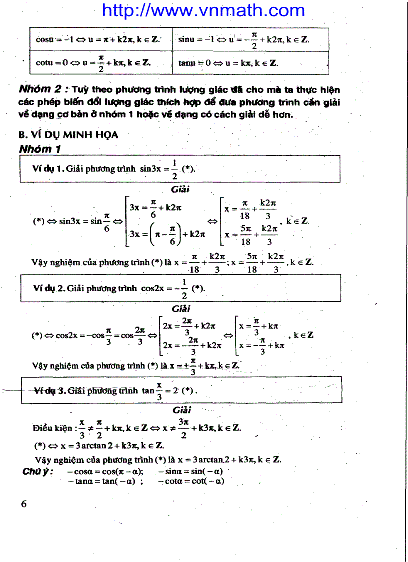 Toán nâng cao lượng giác