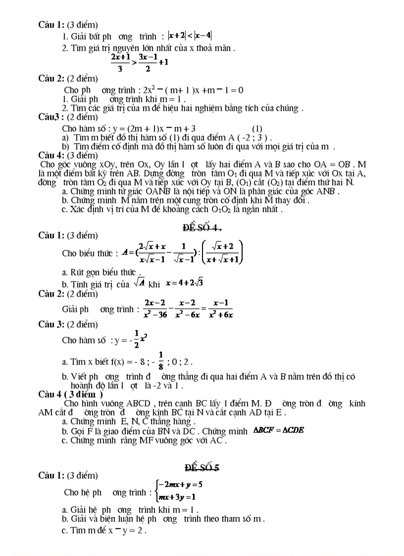 image for page Tổng hợp 200 đề thi vào thpt