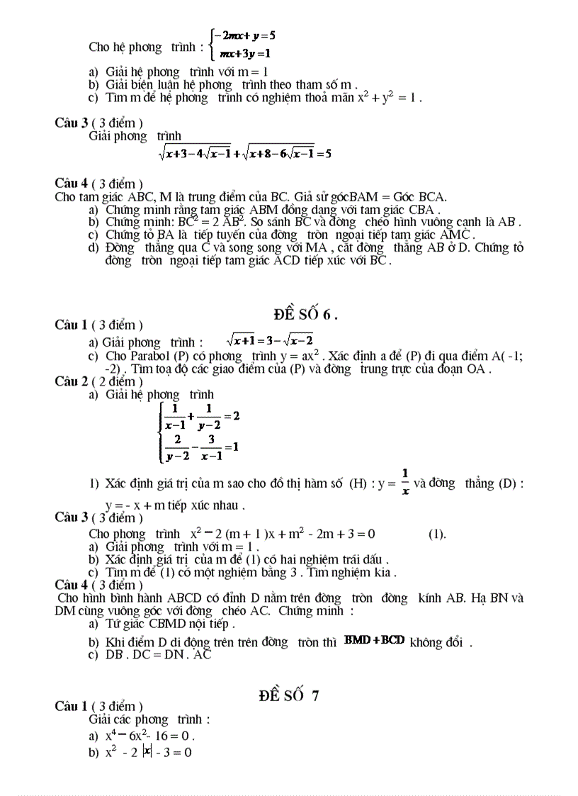 image for page Tổng hợp 200 đề thi vào thpt