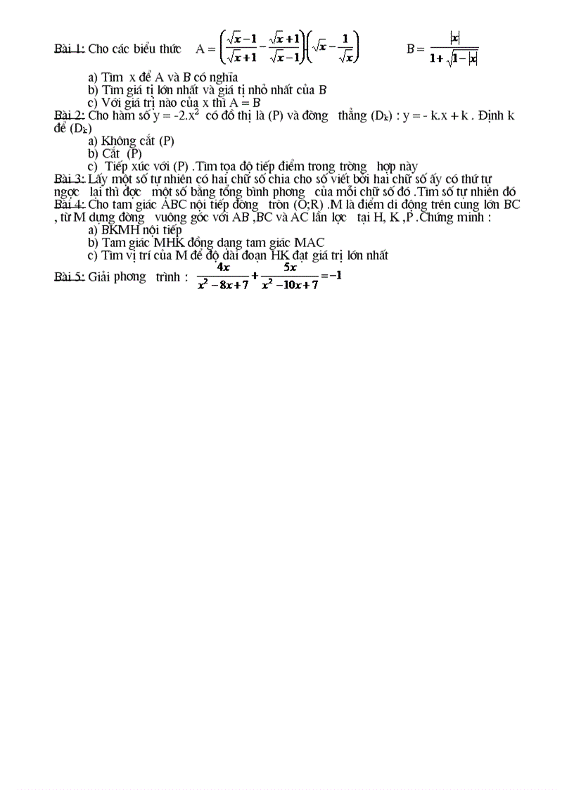 image for page Tổng hợp 200 đề thi vào thpt