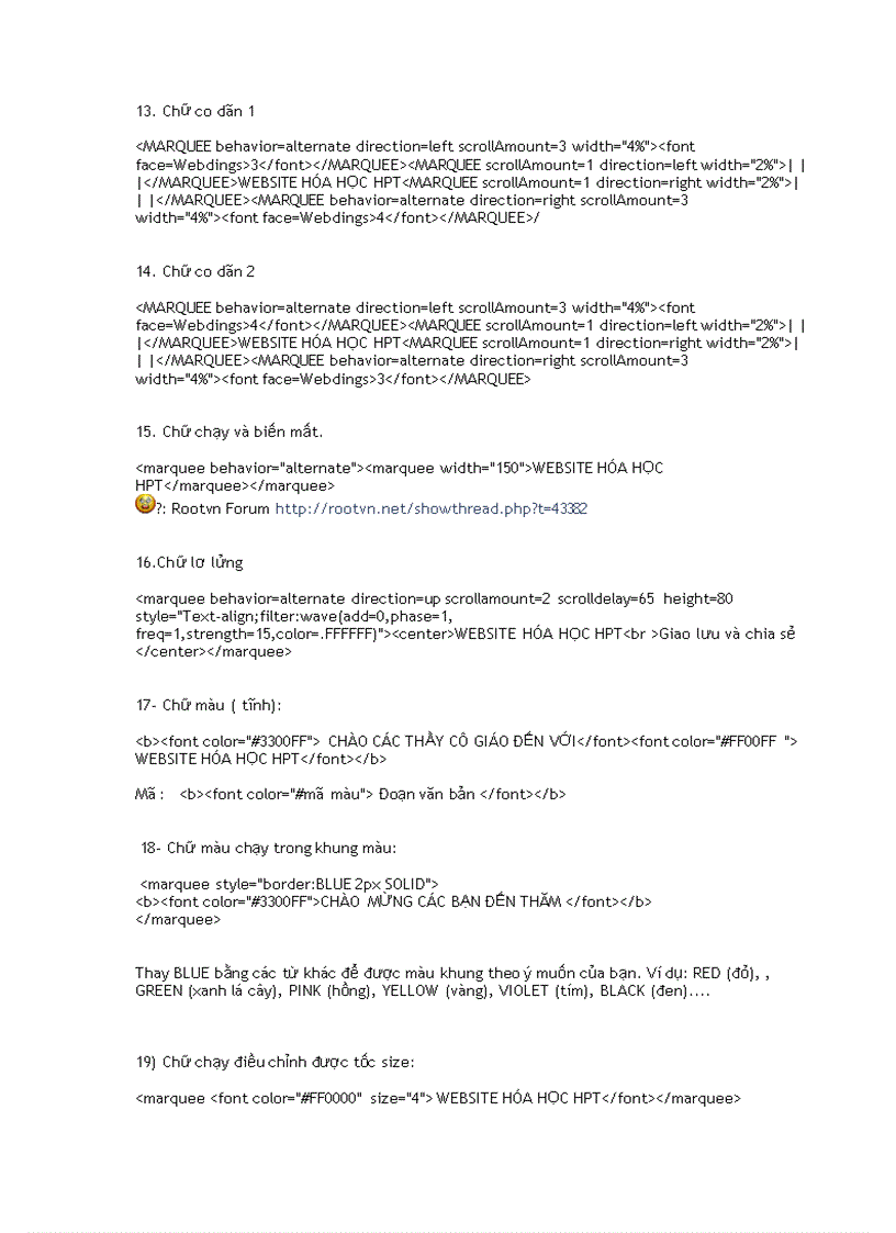 image for page Tổng hợp các loại Code trang trí cho website violet hay Blog