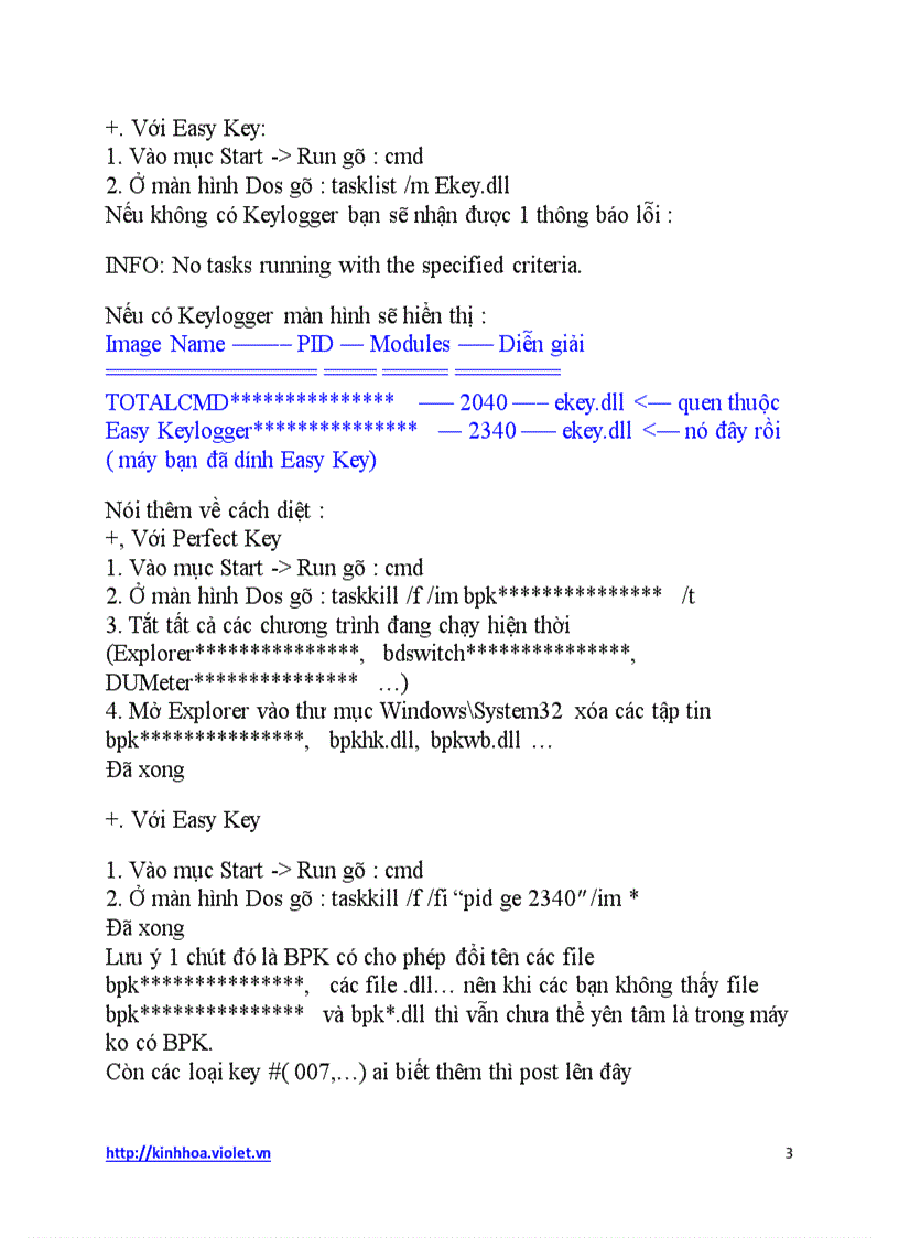 image for page Tổng hợp cách diệt mọi loại virus và keylogger nhanh