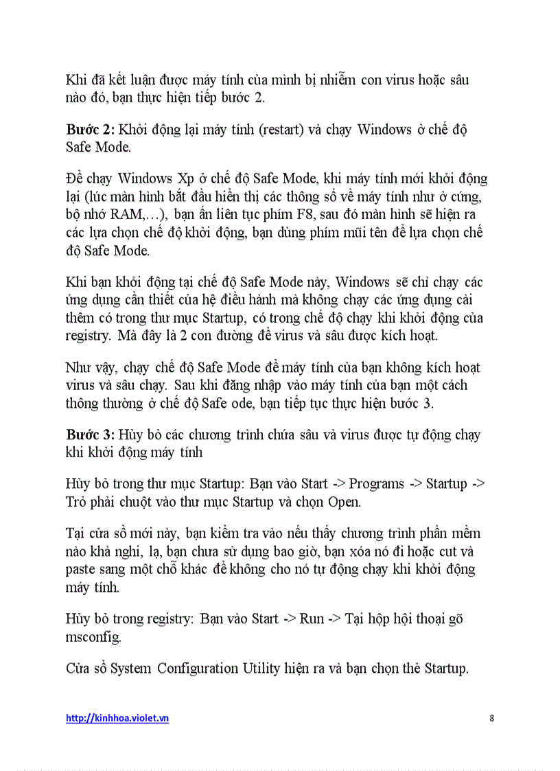 image for page Tổng hợp cách diệt mọi loại virus và keylogger nhanh