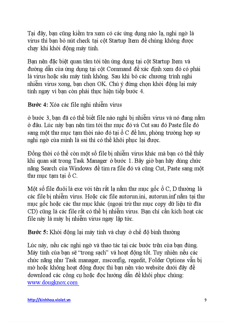 image for page Tổng hợp cách diệt mọi loại virus và keylogger nhanh