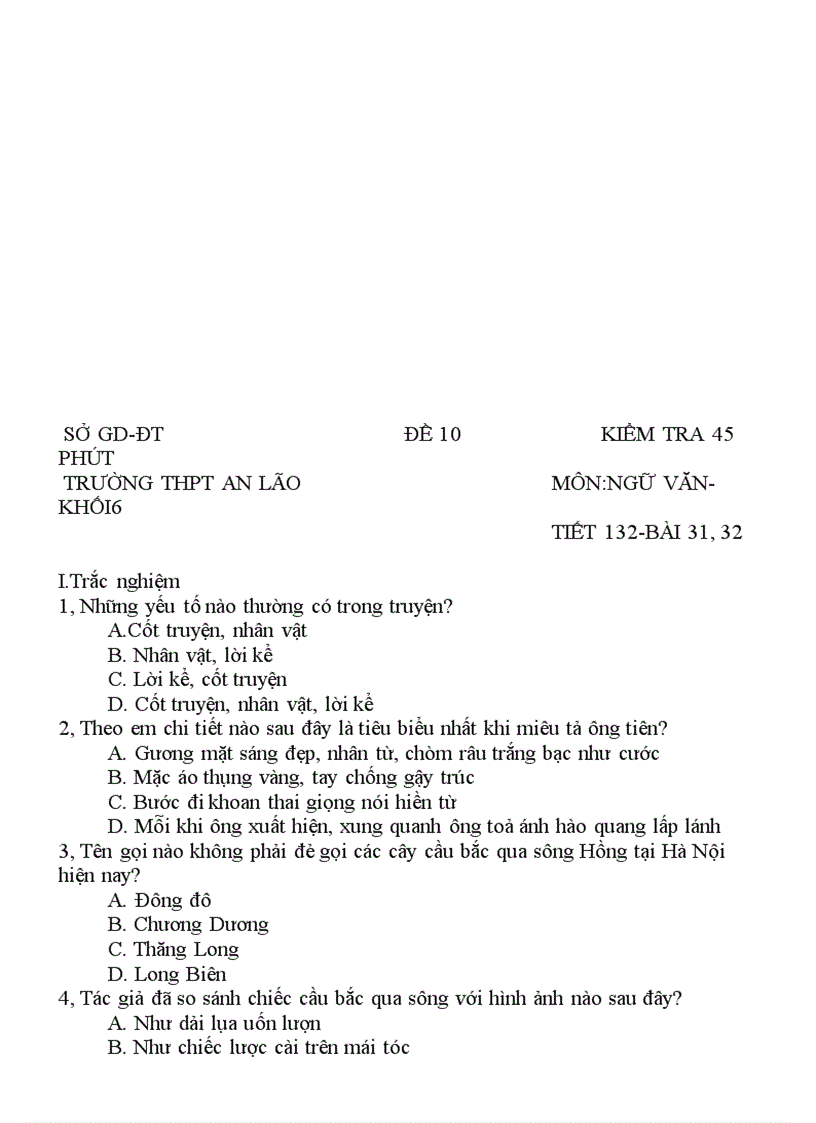 image for page Tổng hợp đề KT văn 6