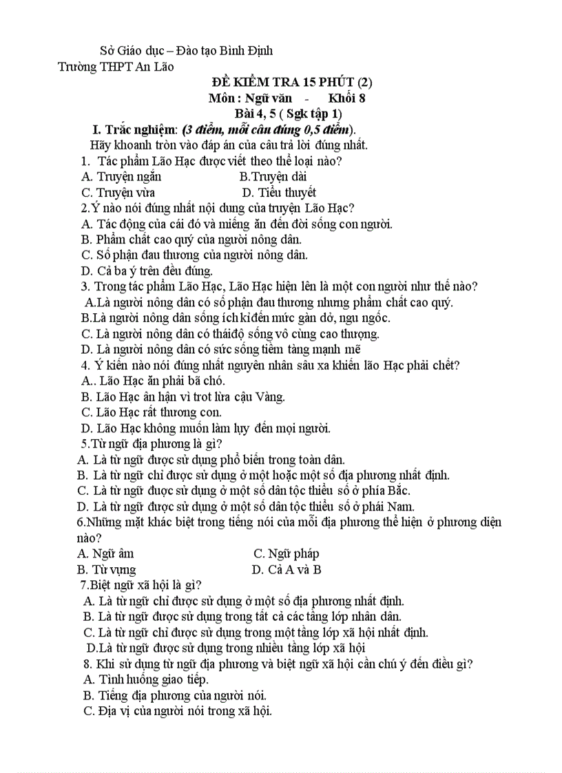 image for page Tổng hợp đề KT văn 8