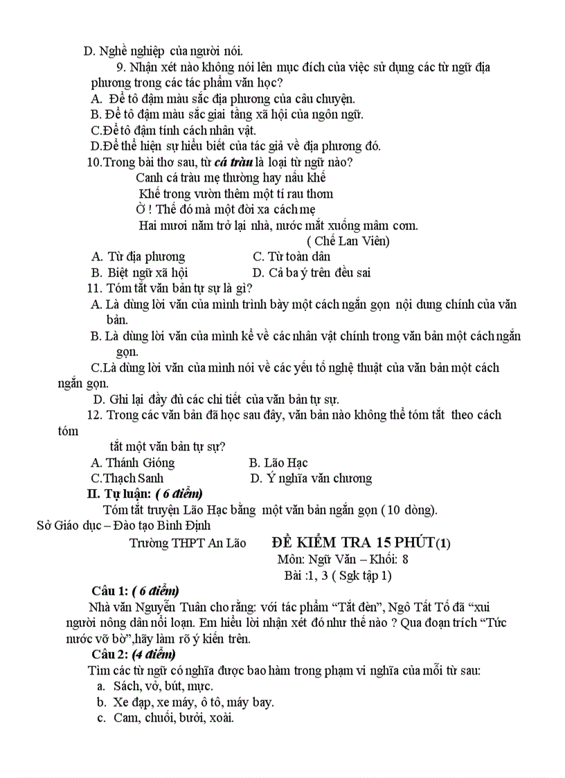 image for page Tổng hợp đề KT văn 8