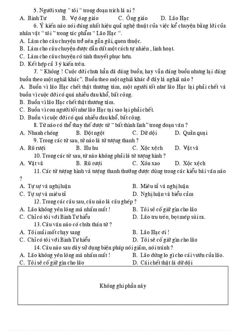 image for page Tổng hợp đề thi KI ngư văn các lớp cấp II