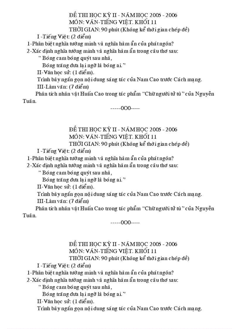 image for page Tổng hợp đề thi KII ngữvăn các lớp cấp II