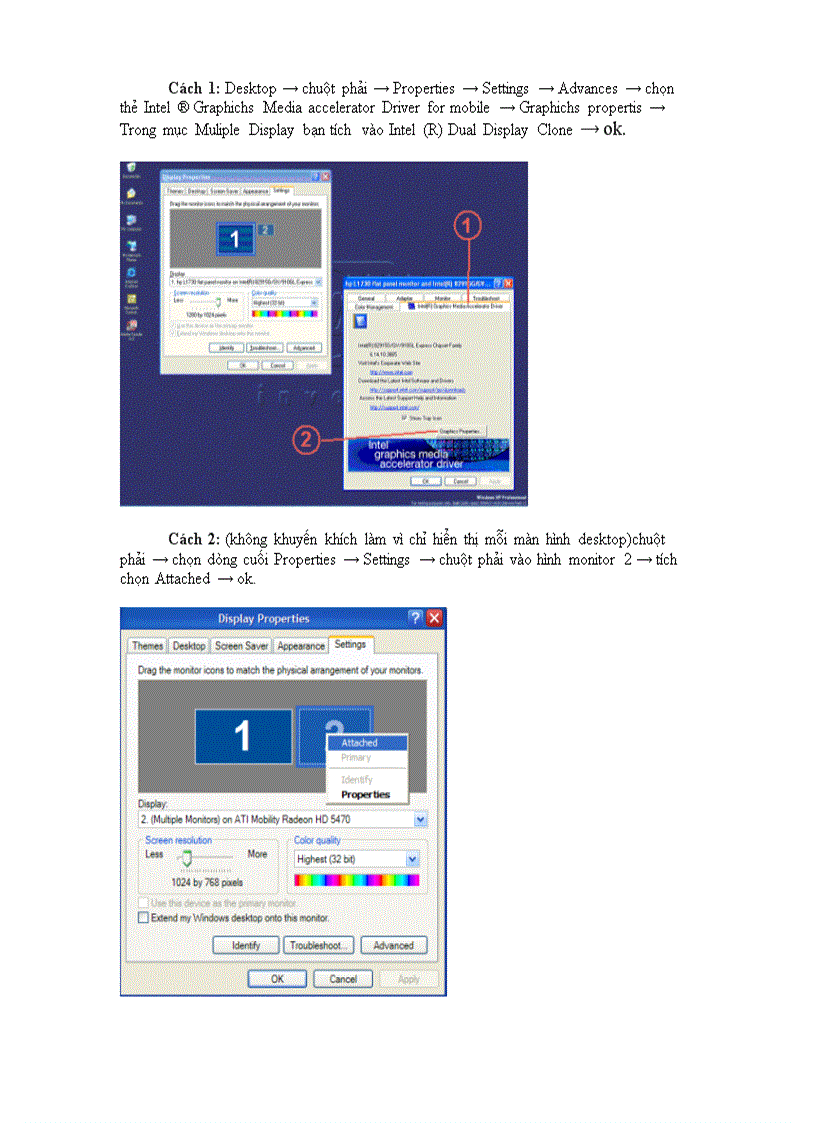 image for page Tổng hợp kết nối máy tính với máy chiếu