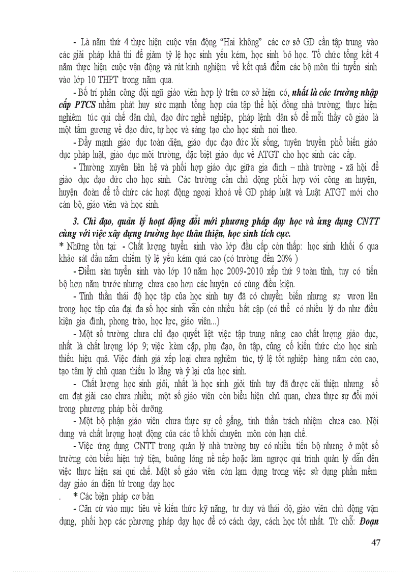 image for page TONG KET NAM HOC 08 09 Chinh thuc