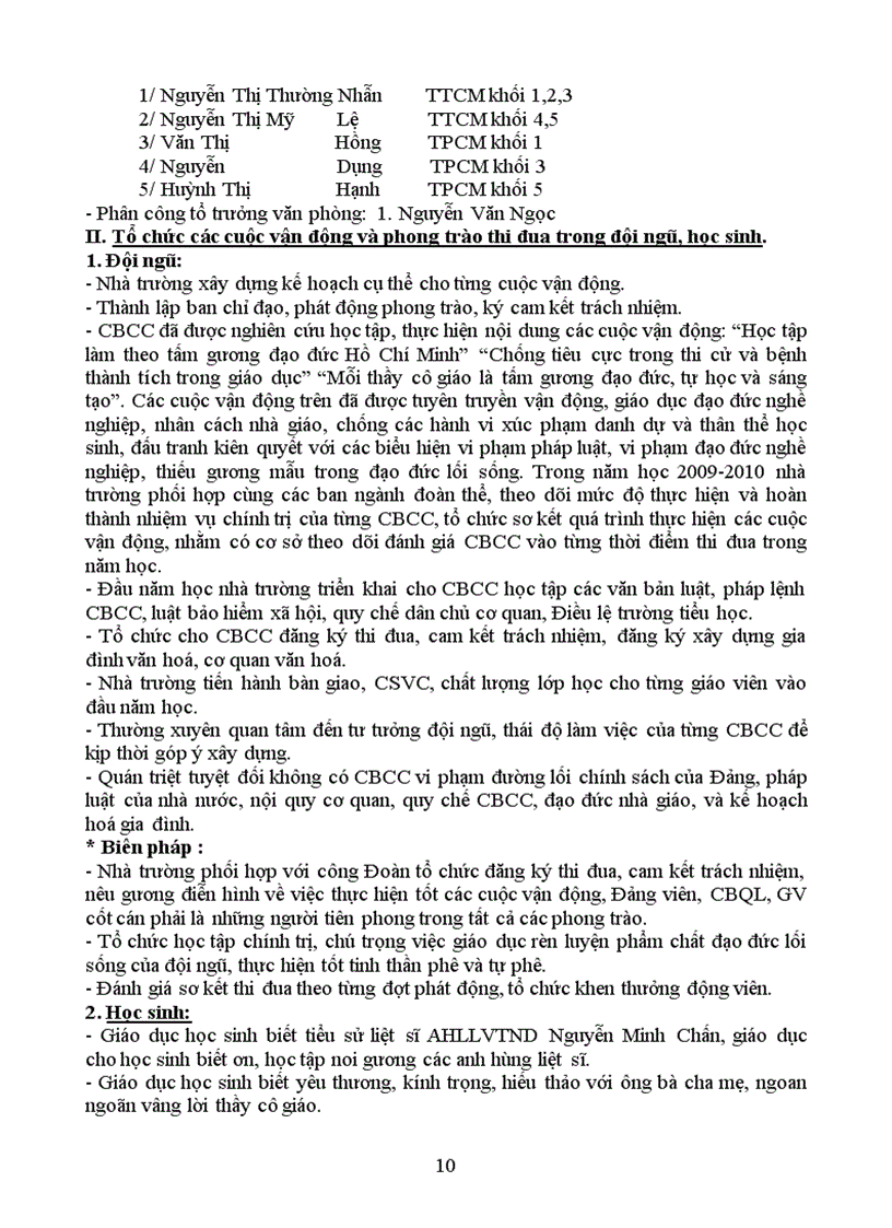 image for page Tong ket nam hoc 08 09 phuong huong nam hoc 09 10