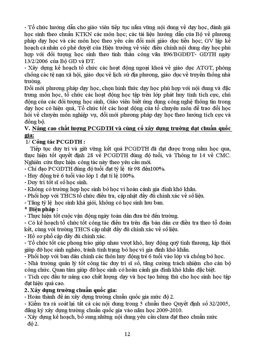 image for page Tong ket nam hoc 08 09 phuong huong nam hoc 09 10