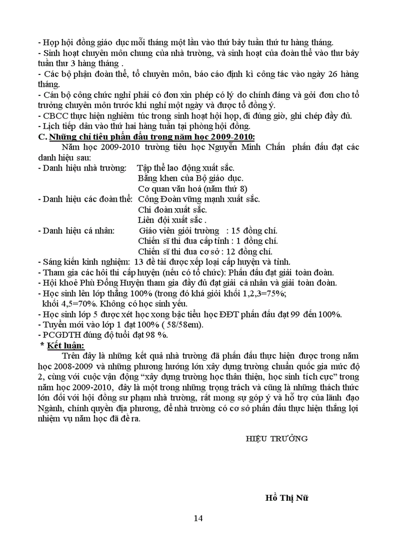 image for page Tong ket nam hoc 08 09 phuong huong nam hoc 09 10