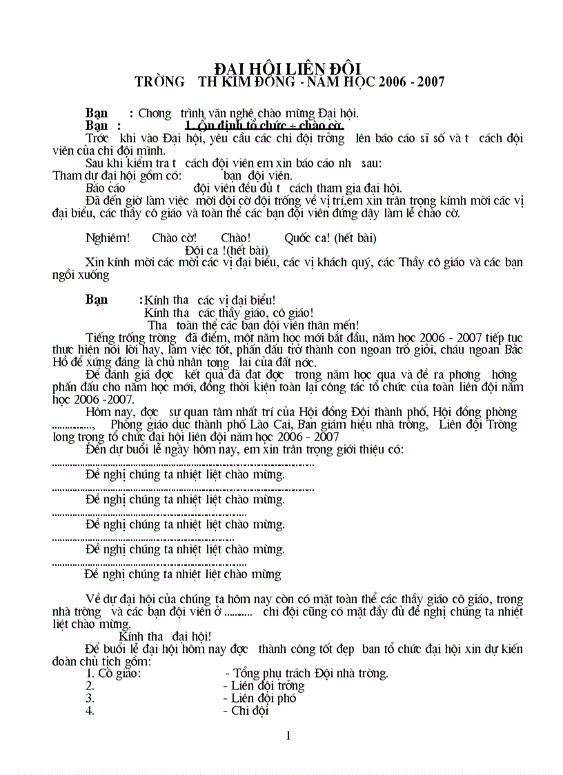 image for page Tổng Phụ trách Đội cần biết