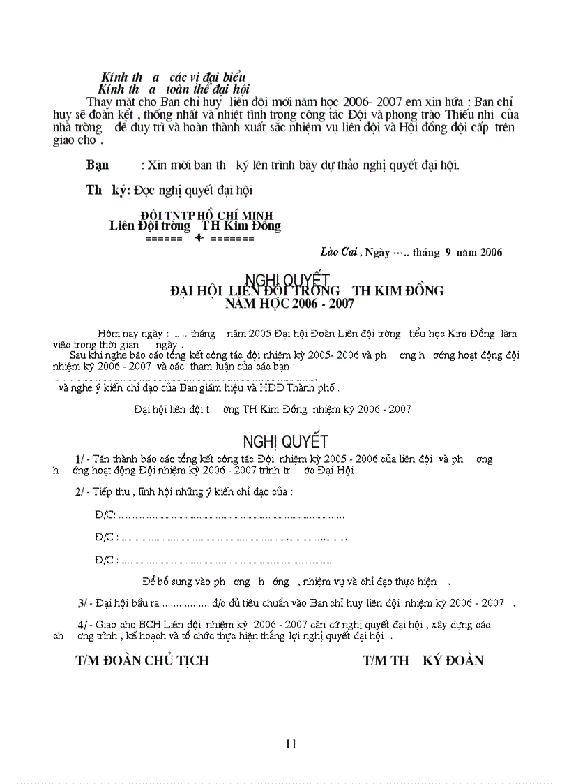 image for page Tổng Phụ trách Đội cần biết