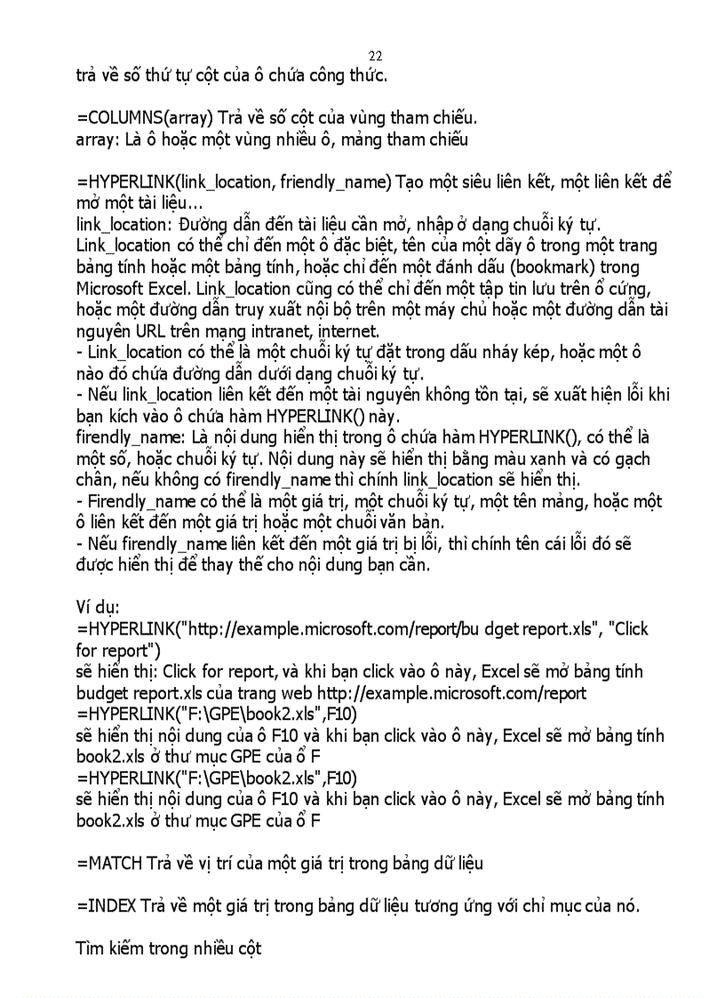 image for page Tổng quan các hàm Excel