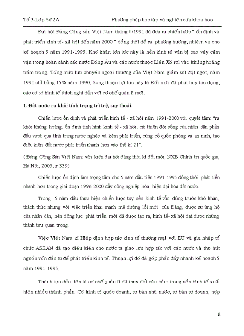 image for page Tổng quan kinh tế Việt Nam 1986 đến nay