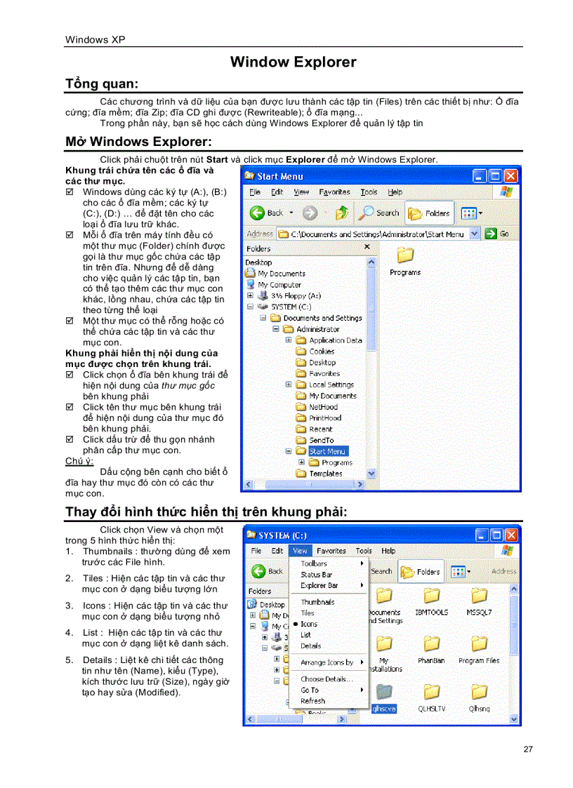 image for page Tổng quan về win xp