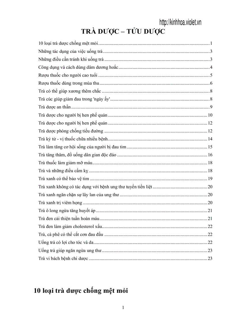 image for page Trà dược và tửu dược