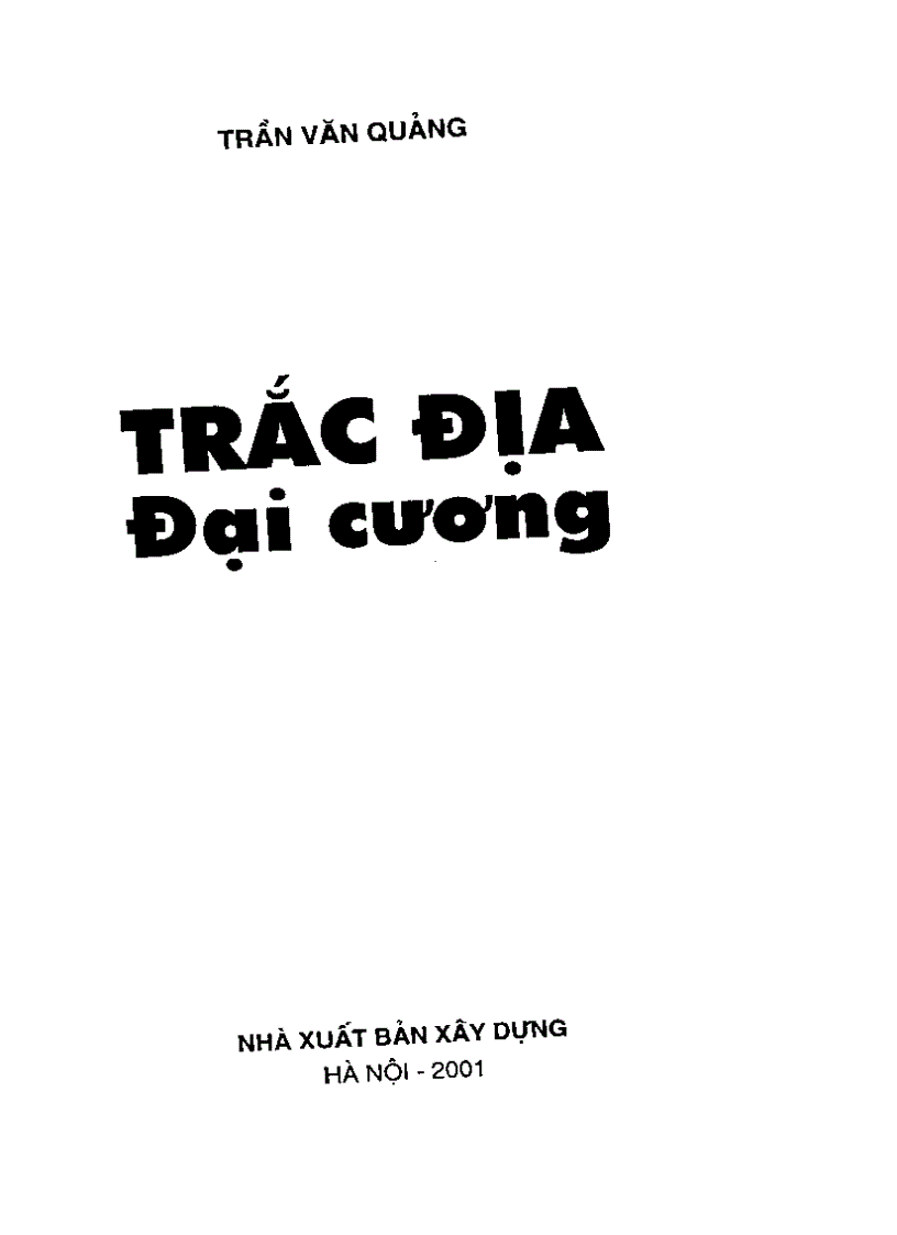 Trắc địa cơ sở