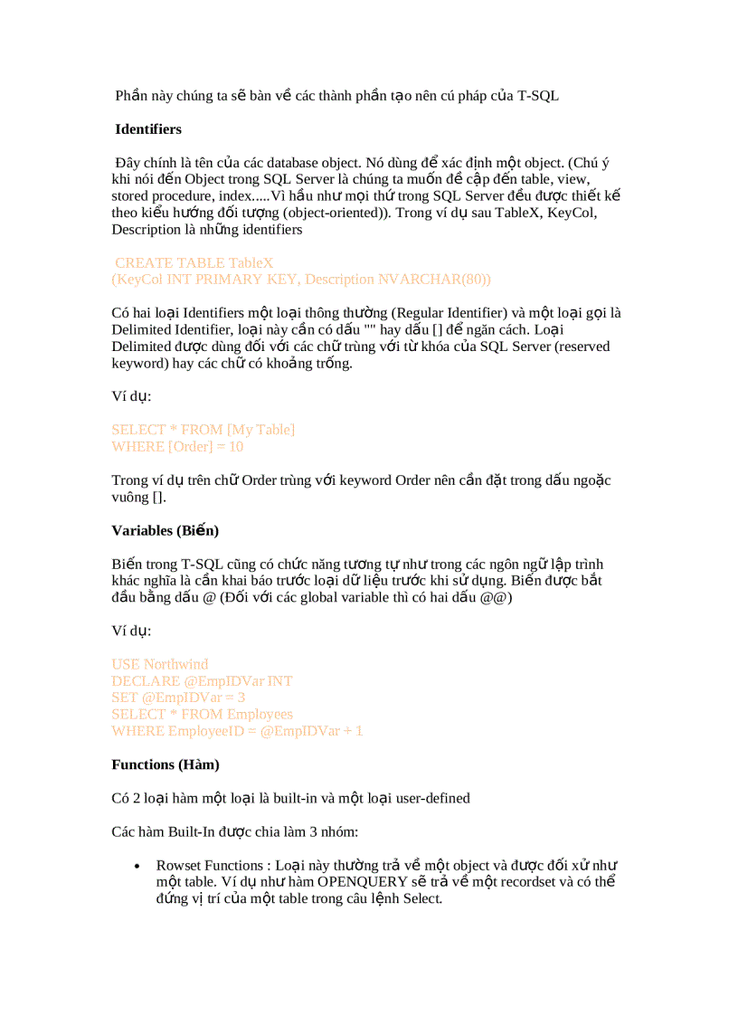 image for page Transact sql