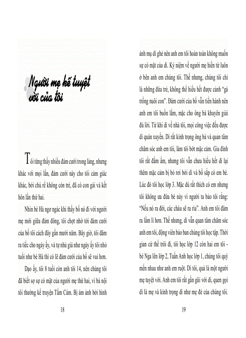 image for page Trích điều con muốn nói với mẹ