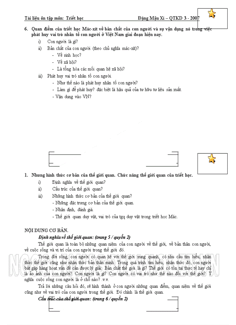 image for page Triết học Tài liệu ôn tập Đề cương